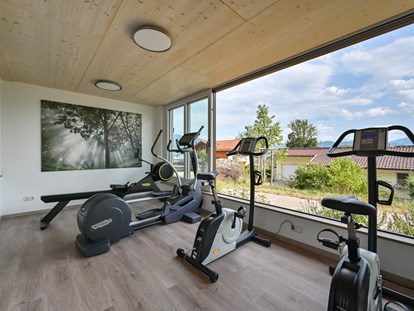Naturhotel - Hoteltyp: BIO-Gesundheitshotel - Hotel-Fitness-Studio für Sport und Workout mit Blick zu den Bergen - Biohotel Eggensberger